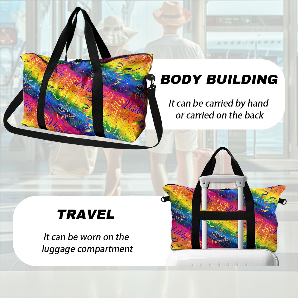 LGBTQ Word Cloud Lightweight luggage