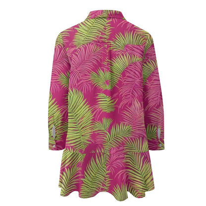 Midi-length shirt dress