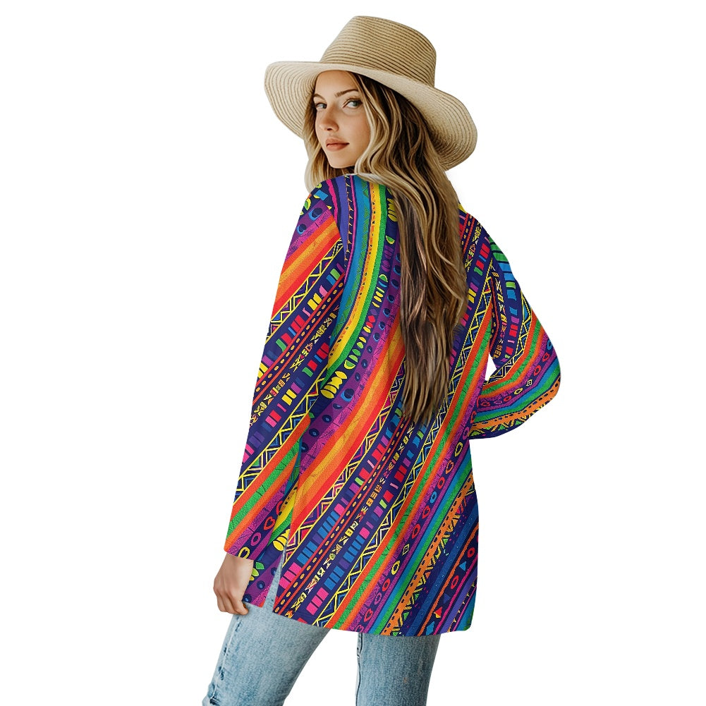 Long-sleeved cardigan jacket
