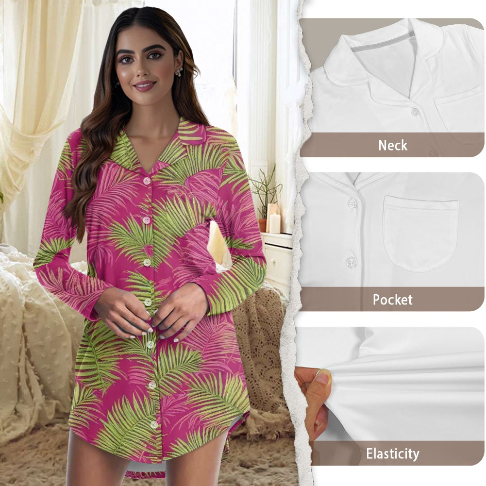 Long sleeve nightdress