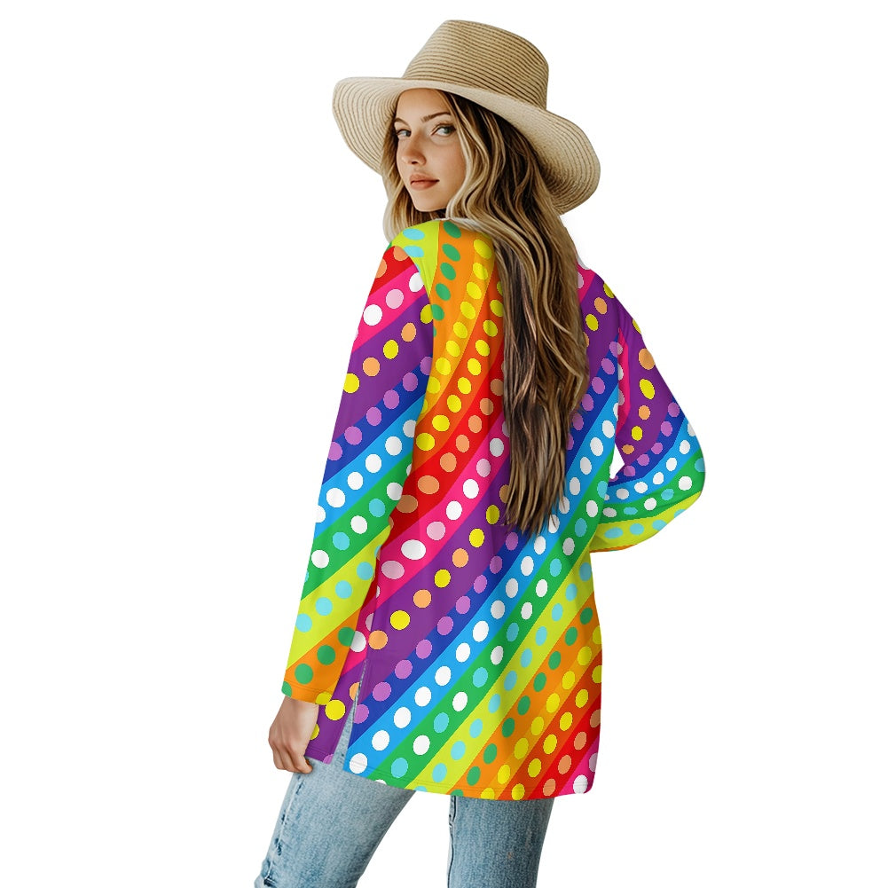 Long-sleeved cardigan jacket