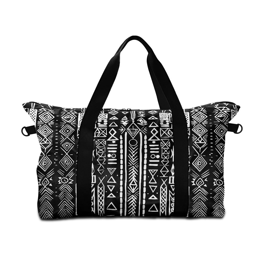 Ethnic African Lightweight luggage white ONESIZE