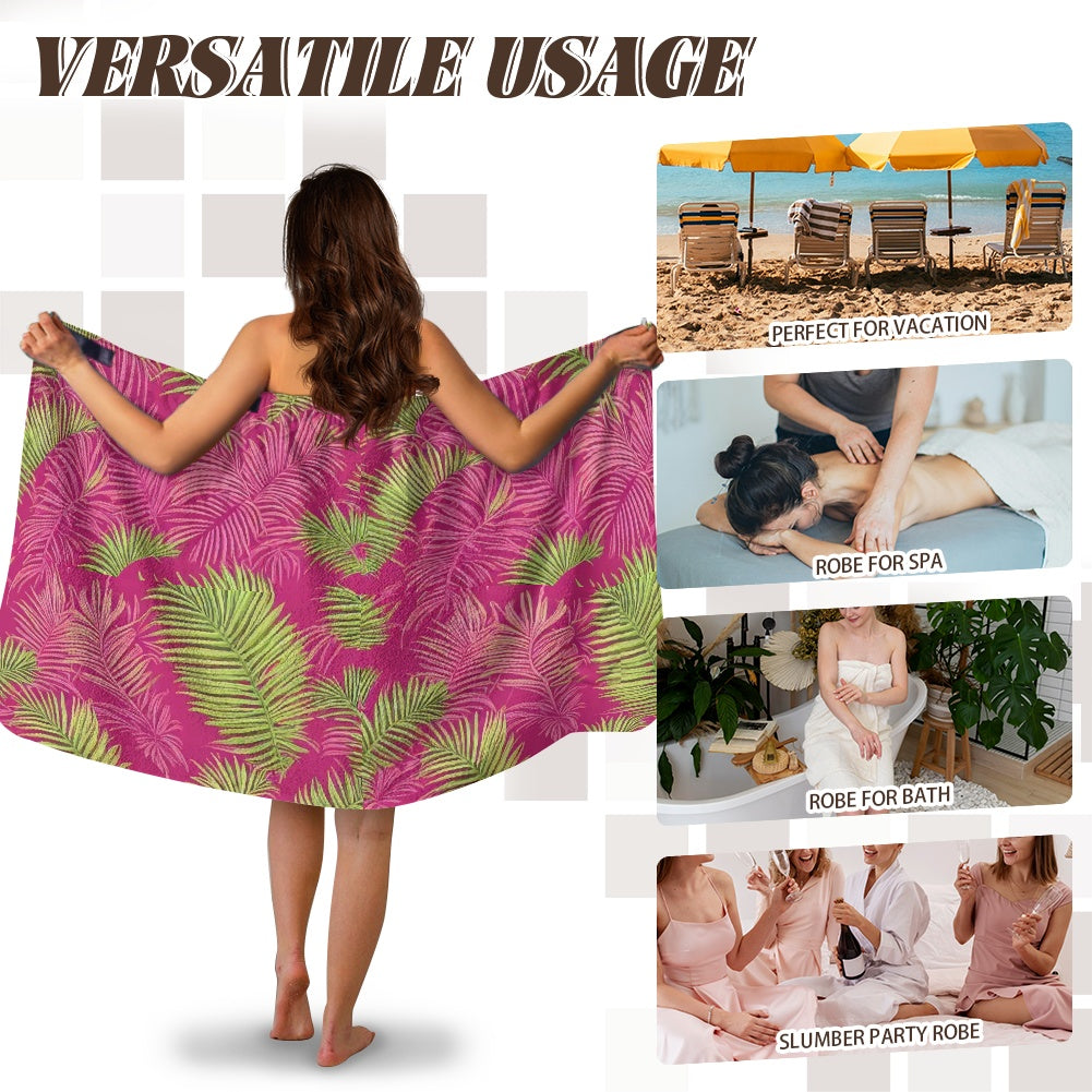 Women's Velcro Bath Towel with Pocket