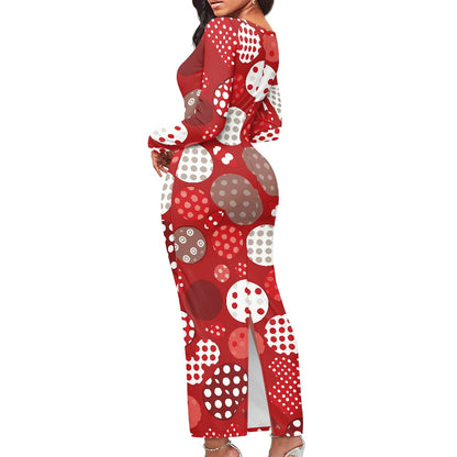 Women's long-sleeved dress (extended)