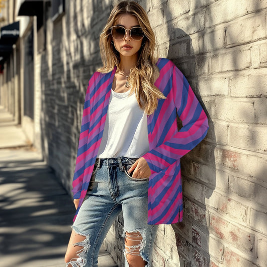 Long-sleeved cardigan jacket