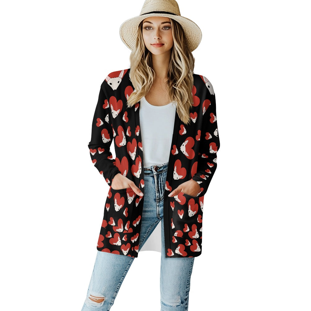 Long-sleeved cardigan jacket