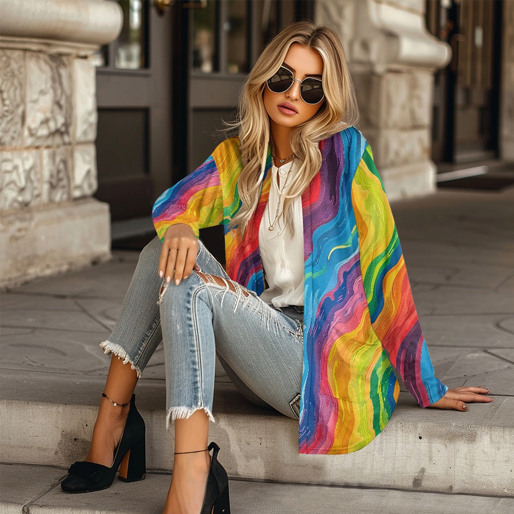 Long-sleeved cardigan jacket