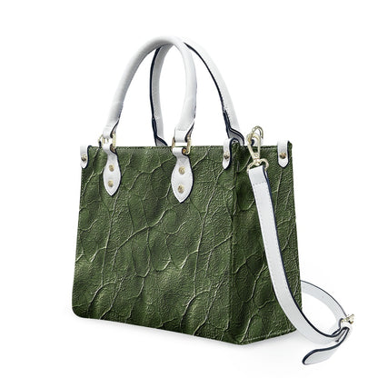 Verdant Harmony: Nature-Inspired PU Leather Twill with Modern Flair Women's Handbag