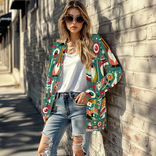 Long-sleeved cardigan jacket