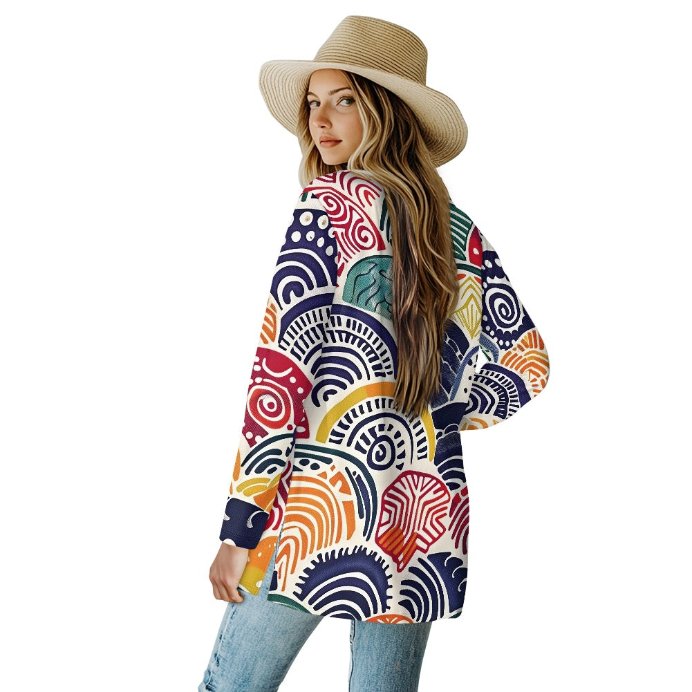 Long-sleeved cardigan jacket
