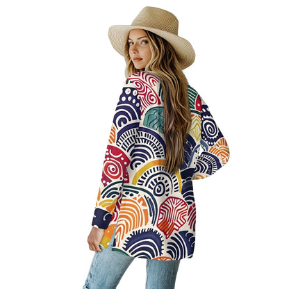 Long-sleeved cardigan jacket