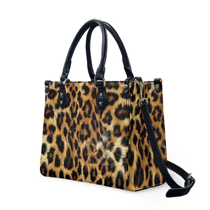 Leopard pattern Women's PU leather twill handbag