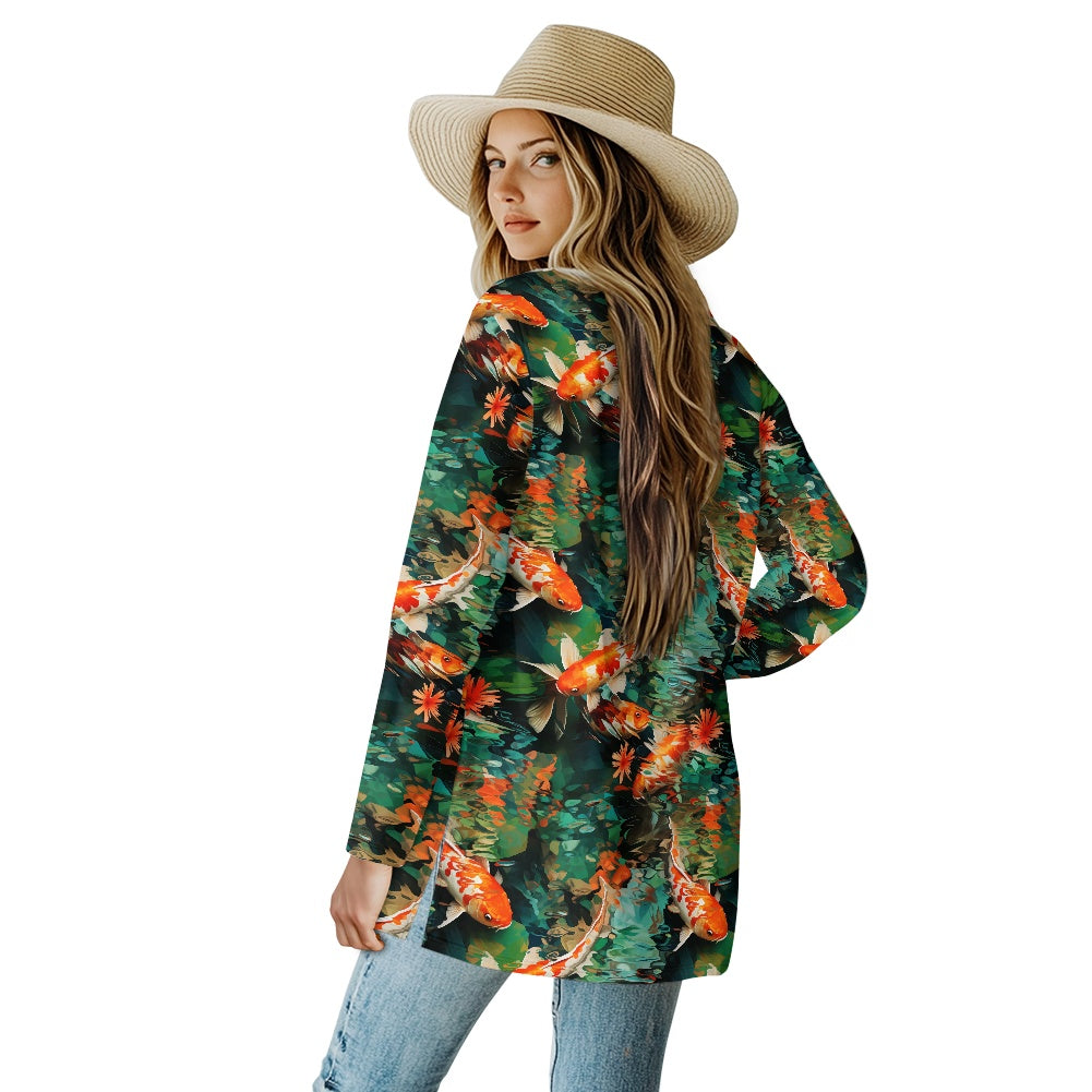 Long-sleeved cardigan jacket