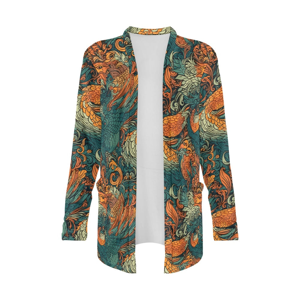 Long-sleeved cardigan jacket
