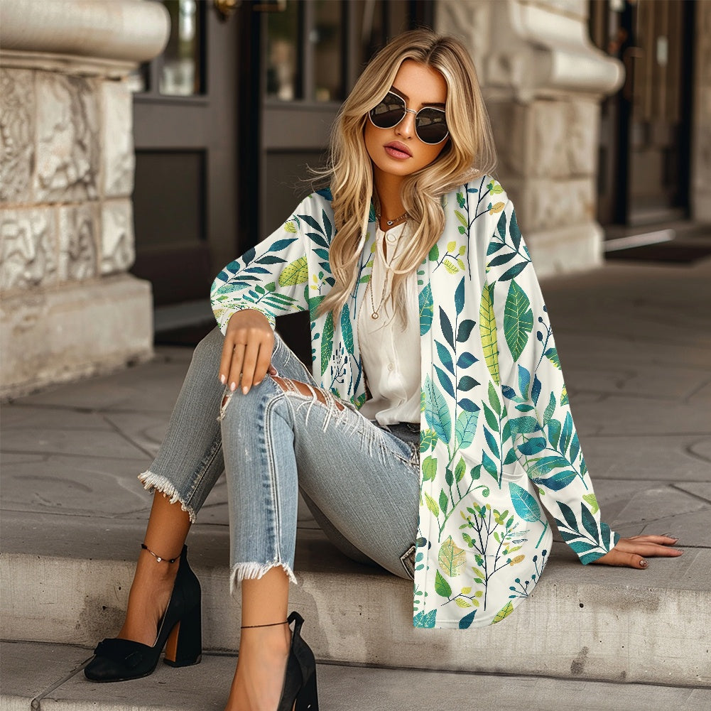 Long-sleeved cardigan jacket