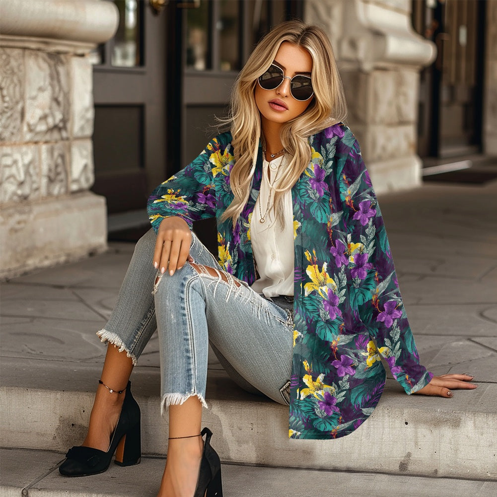 Long-sleeved cardigan jacket