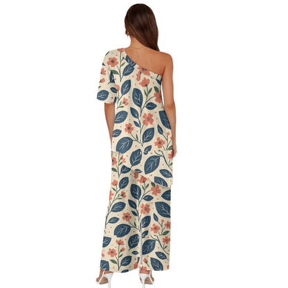 Elegant Off-Shoulder Two-Piece Dress for Women