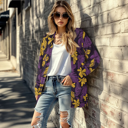 Long-sleeved cardigan jacket