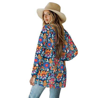 Long-sleeved cardigan jacket