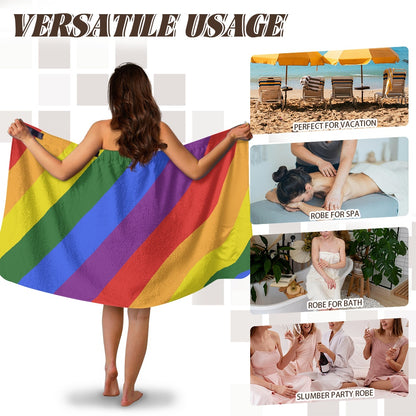 Women's Velcro Bath Towel with Pocket