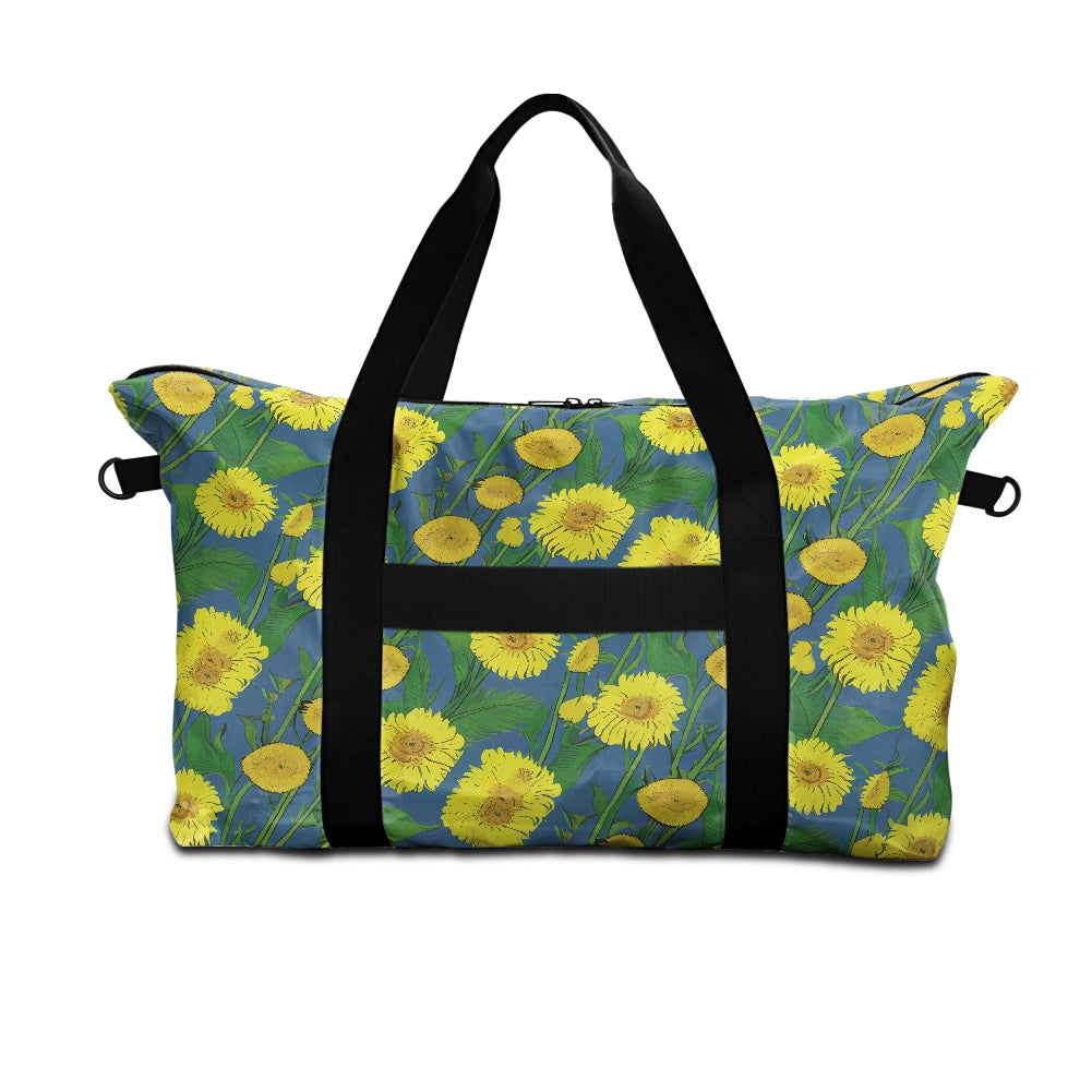 Sunflower on Green Lightweight luggage
