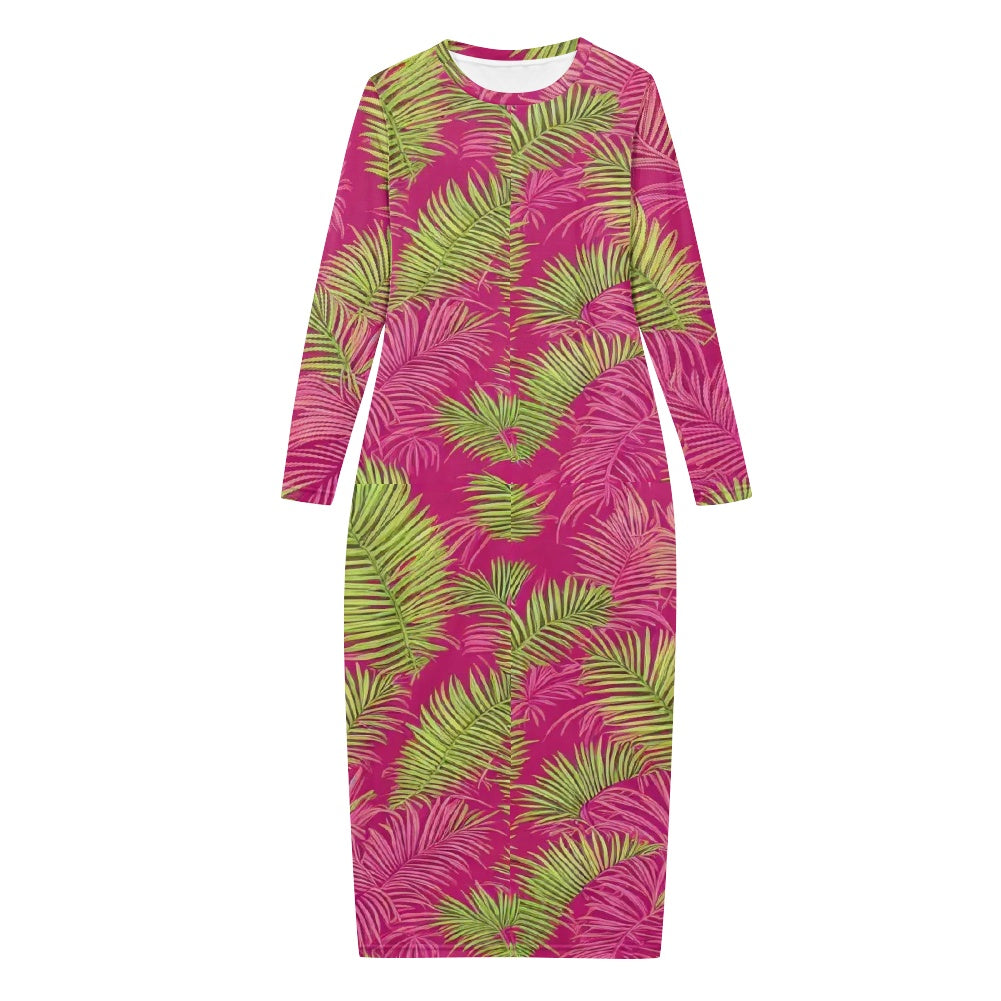 Women's Long Sleeve Dress white