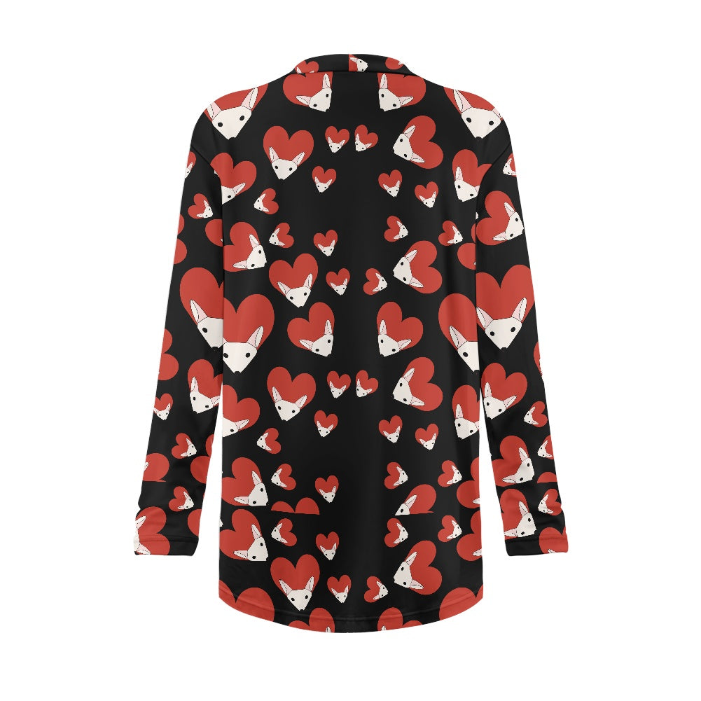 Long-sleeved cardigan jacket