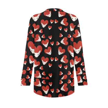 Long-sleeved cardigan jacket
