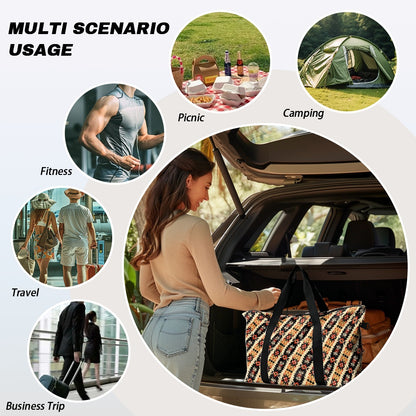 American Indian Stripe pattern Lightweight luggage