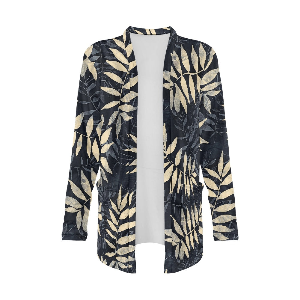 Long-sleeved cardigan jacket