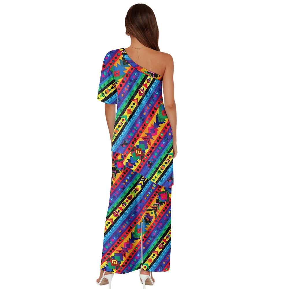 Elegant Off-Shoulder Two-Piece Dress for Women