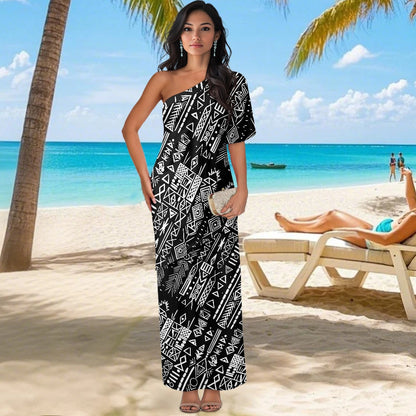 Elegant Off-Shoulder Two-Piece Dress for Women