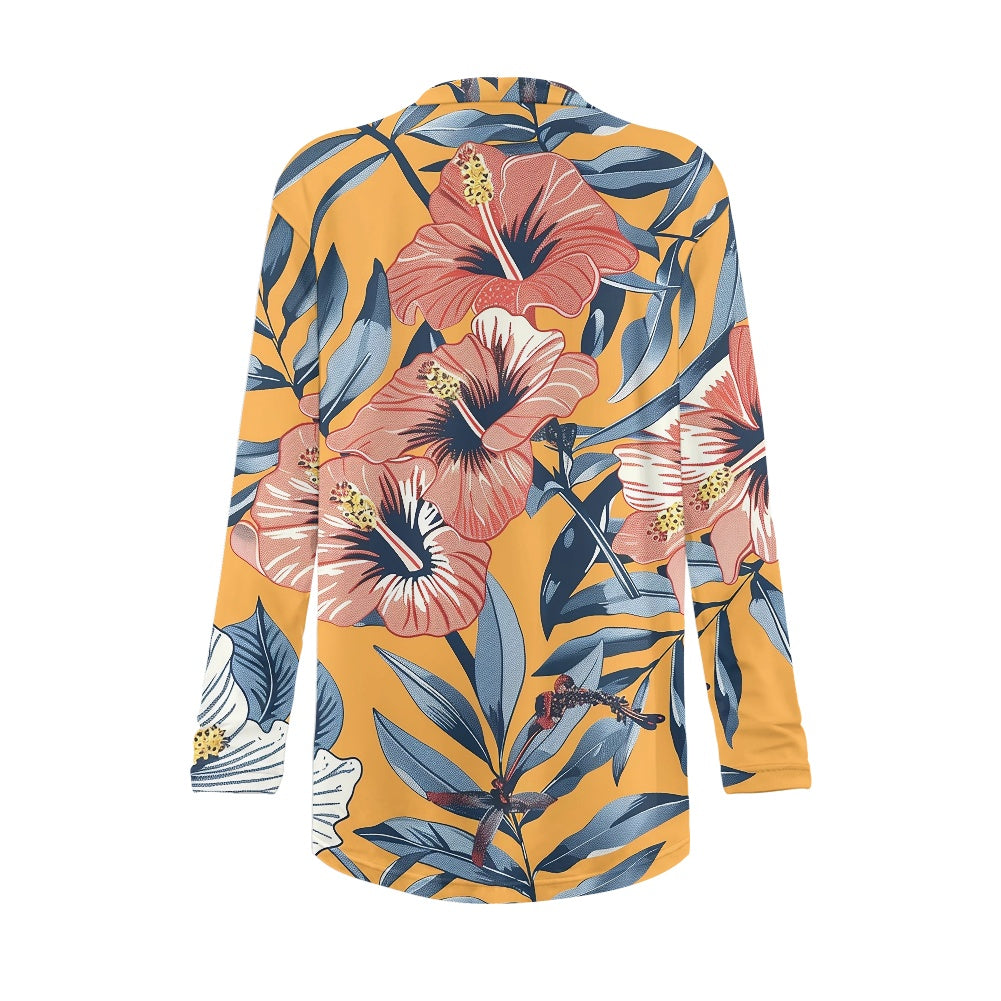 Long-sleeved cardigan jacket