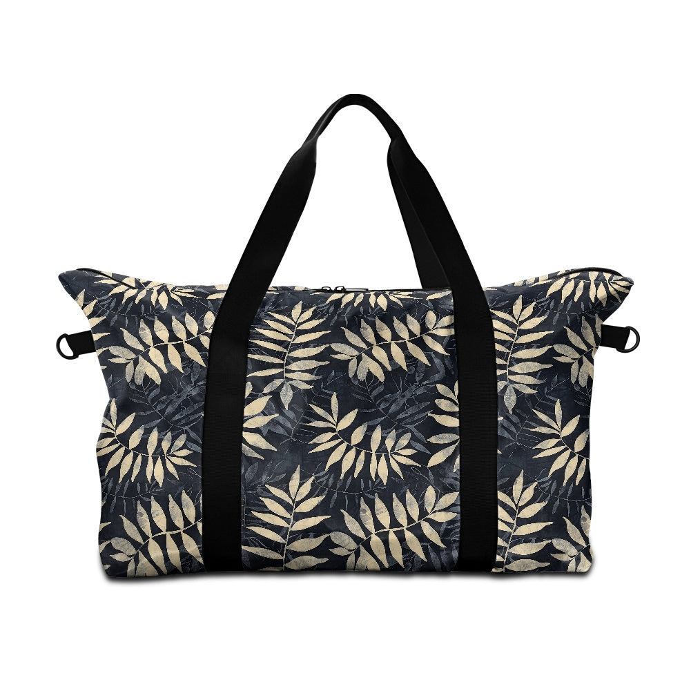Japanese Shibori dye pattern with delicate leaf outlines Lightweight luggage ONESIZE
