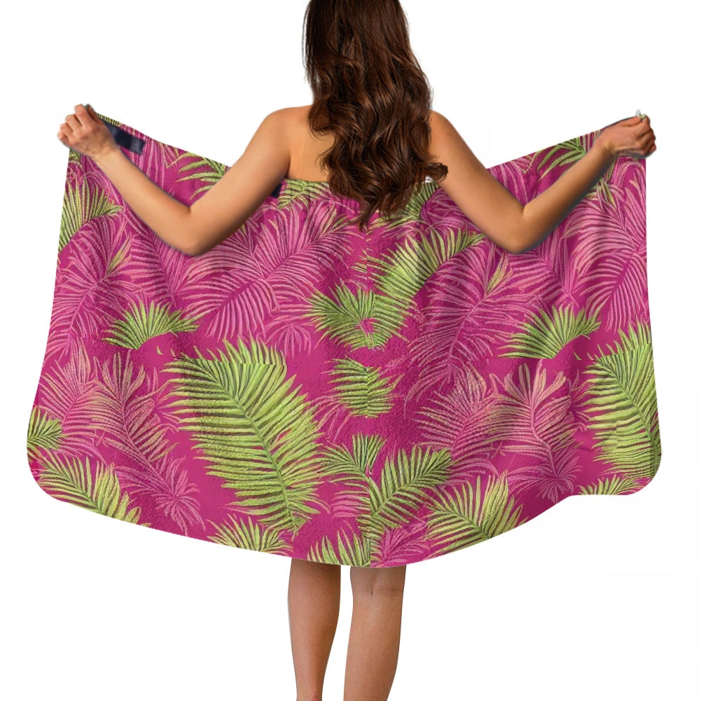 Women's Velcro Bath Towel with Pocket