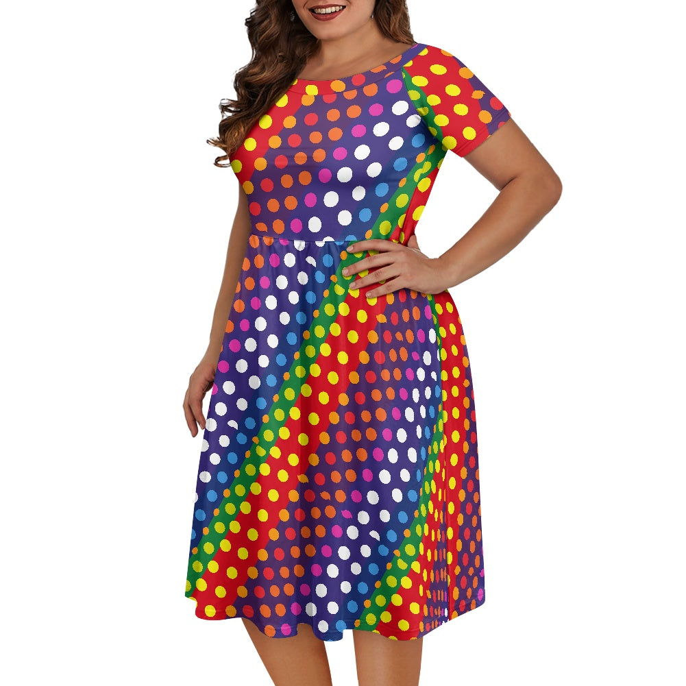 Women's short sleeve dress