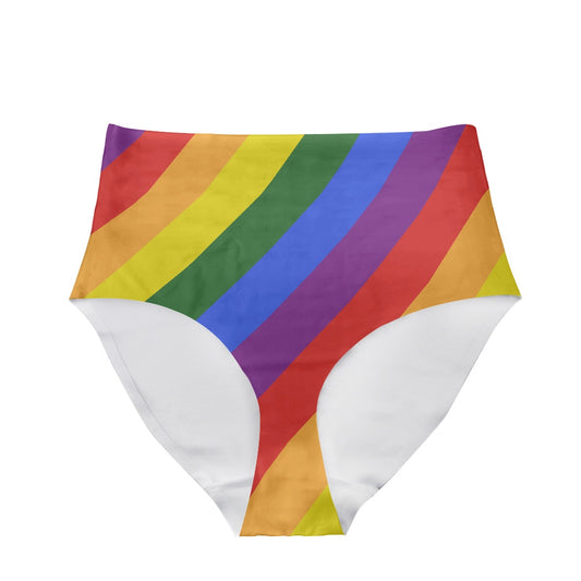 Rainbow Women High-waisted underwear white