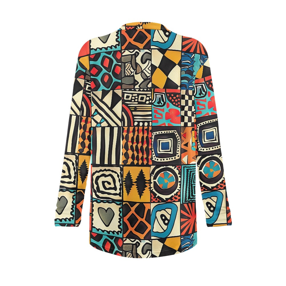 Long-sleeved cardigan jacket