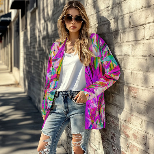 Long-sleeved cardigan jacket