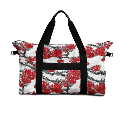 Red Floral Lightweight luggage
