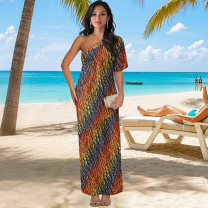 Elegant Off-Shoulder Two-Piece Dress for Women