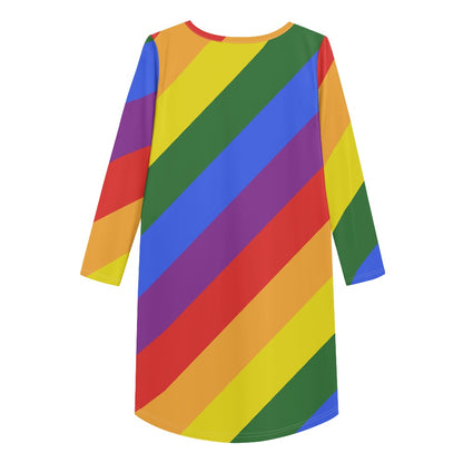 Rainbow Long sleeve nightdress