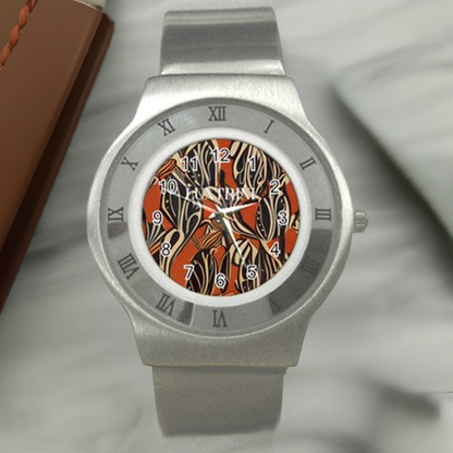 African - Ethnic Stainless Steel Watch