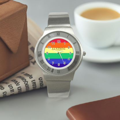 LGBTQ Rainbow Pride #12 Stainless Steel Watch