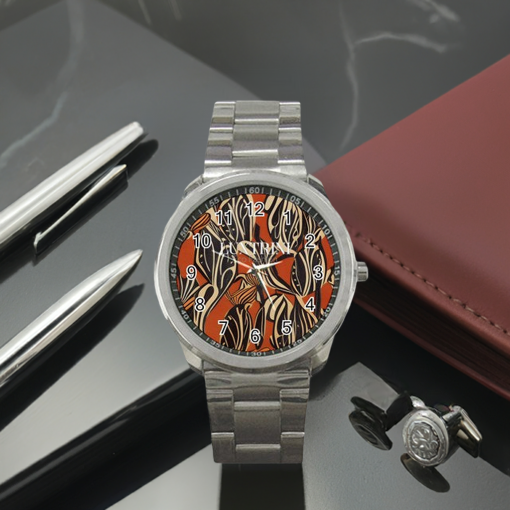 African - Ethnic Sport Metal Watch