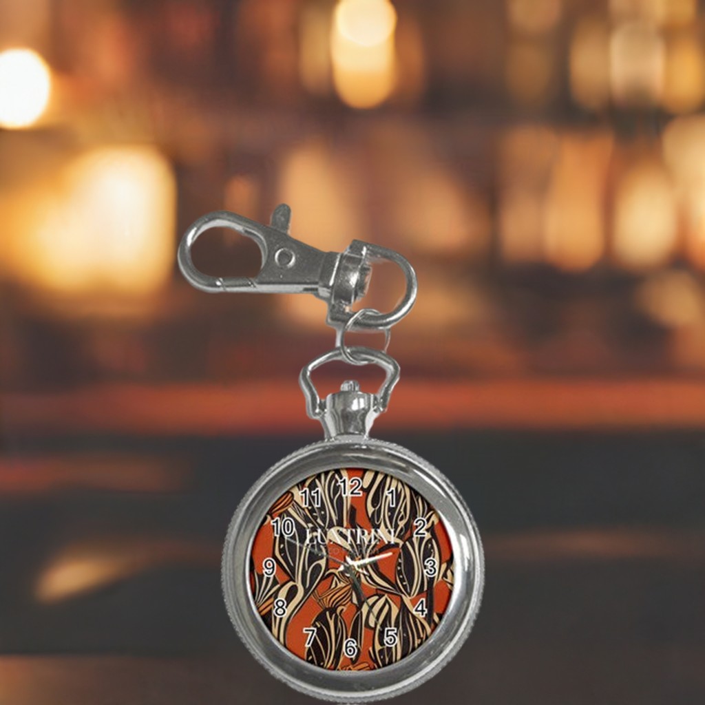 African - Ethnic Key Chain Watch