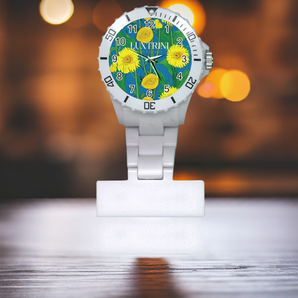 Sunflower Plastic Nurses Watch