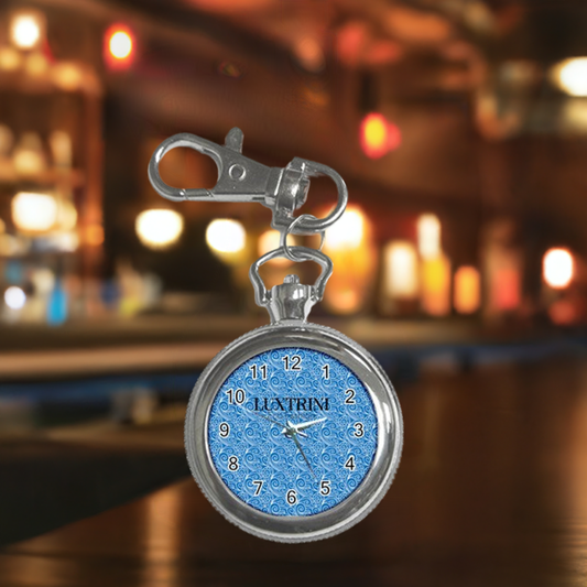 Blue Wind Key Chain Watch