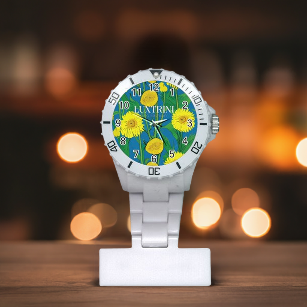 Sunflower Plastic Nurses Watch