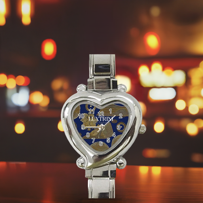 African | Ethnic | Heart Italian Charm Watch